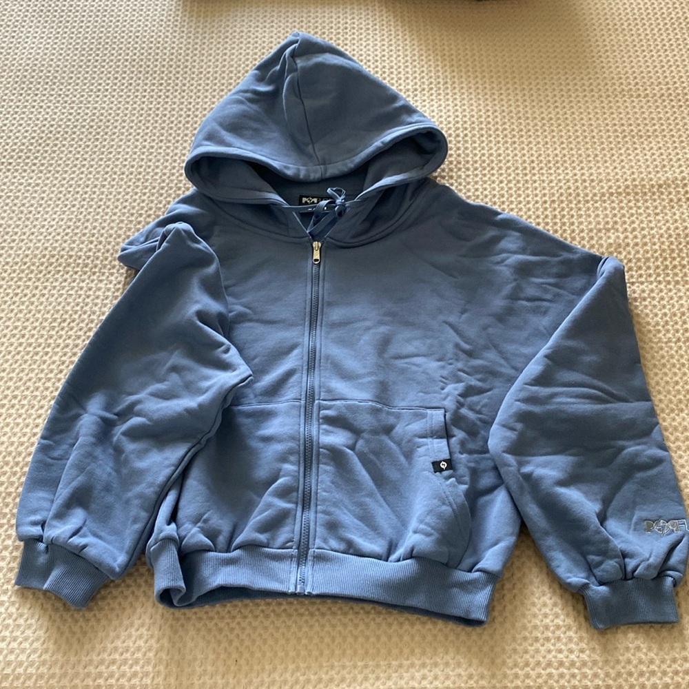POPFLEX Blue Oversized Cloud Hoodie Size S/M